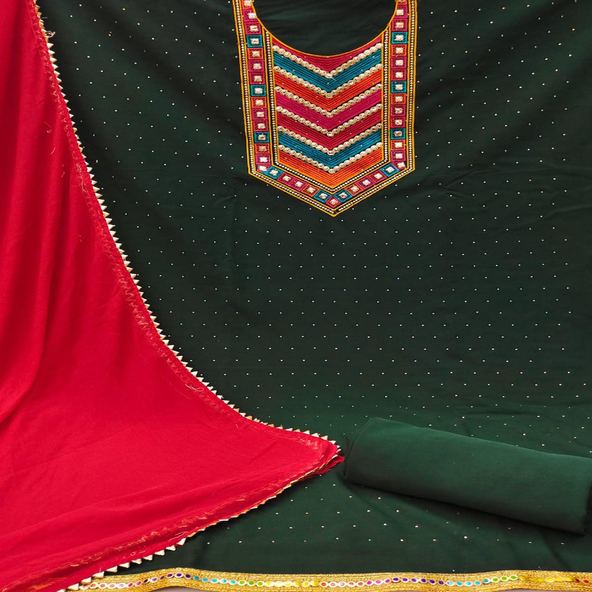 green-embroidered-chanderi-dress-material-144931