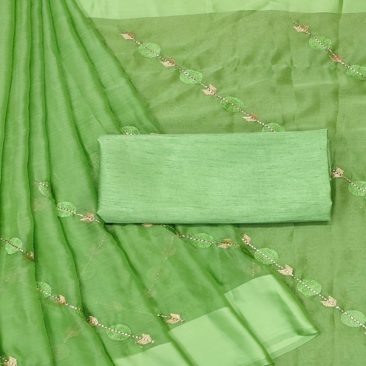 green-embroidered-chiffon-saree-145515