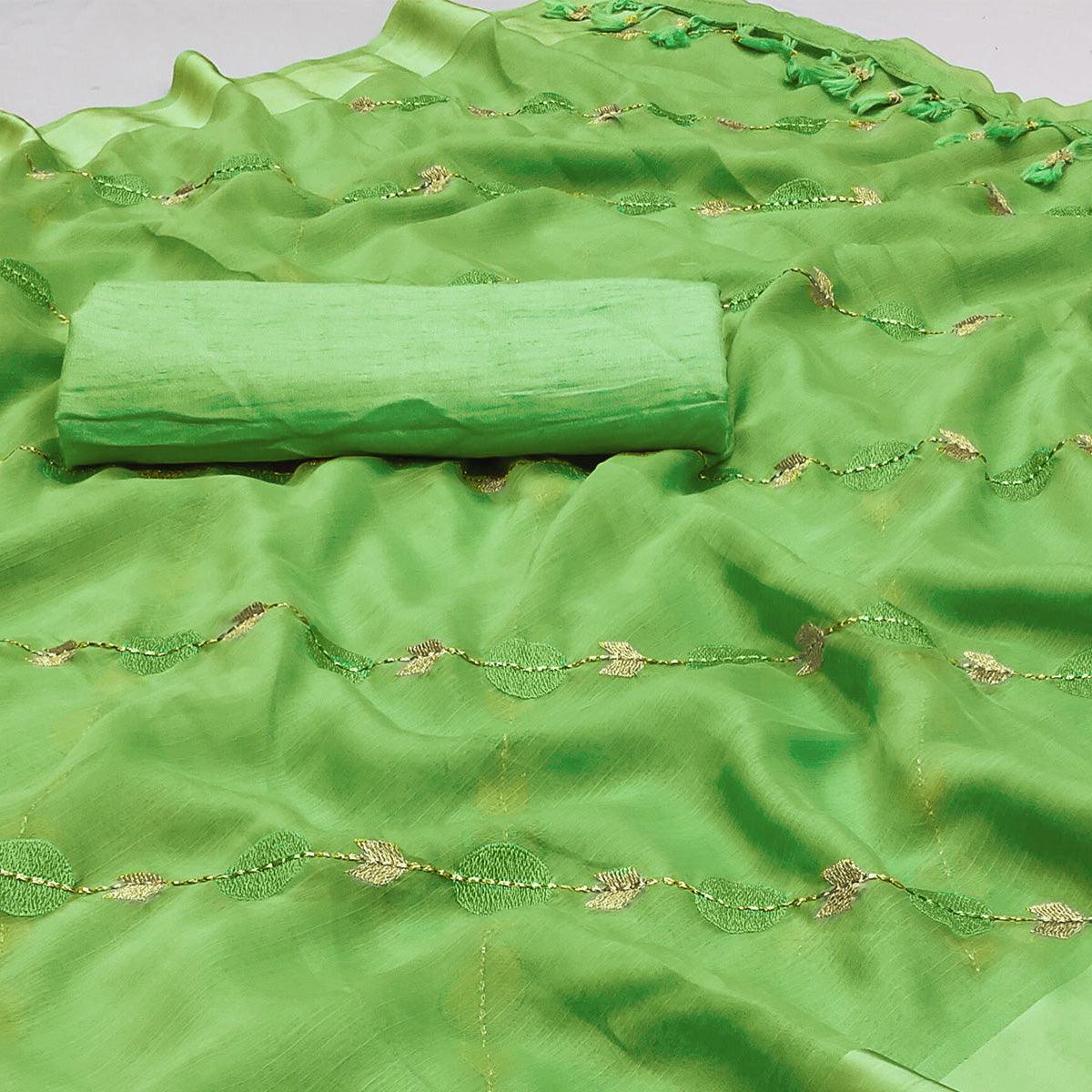 green-embroidered-chiffon-saree-145515
