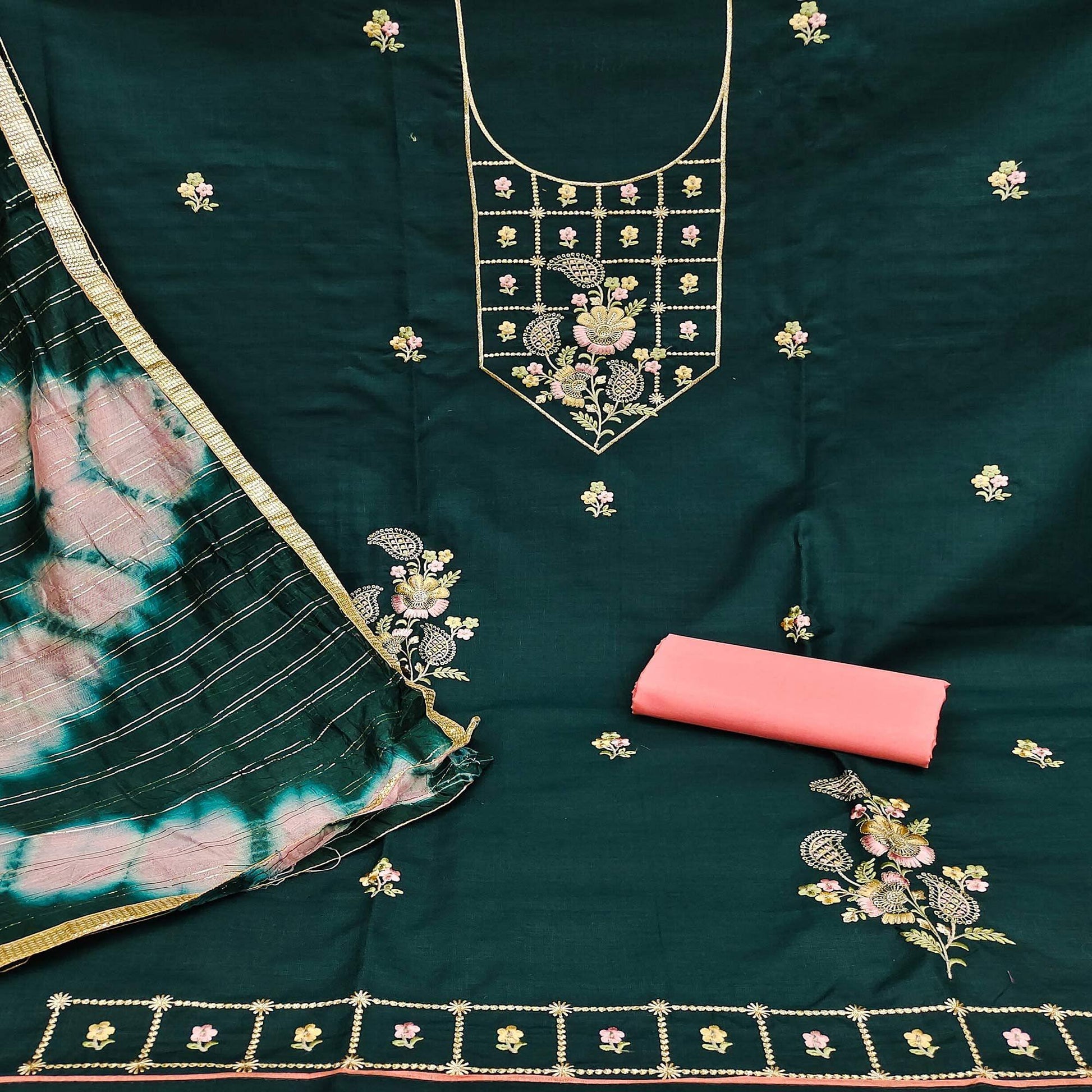 green-embroidered-cotton-dress-material-143058