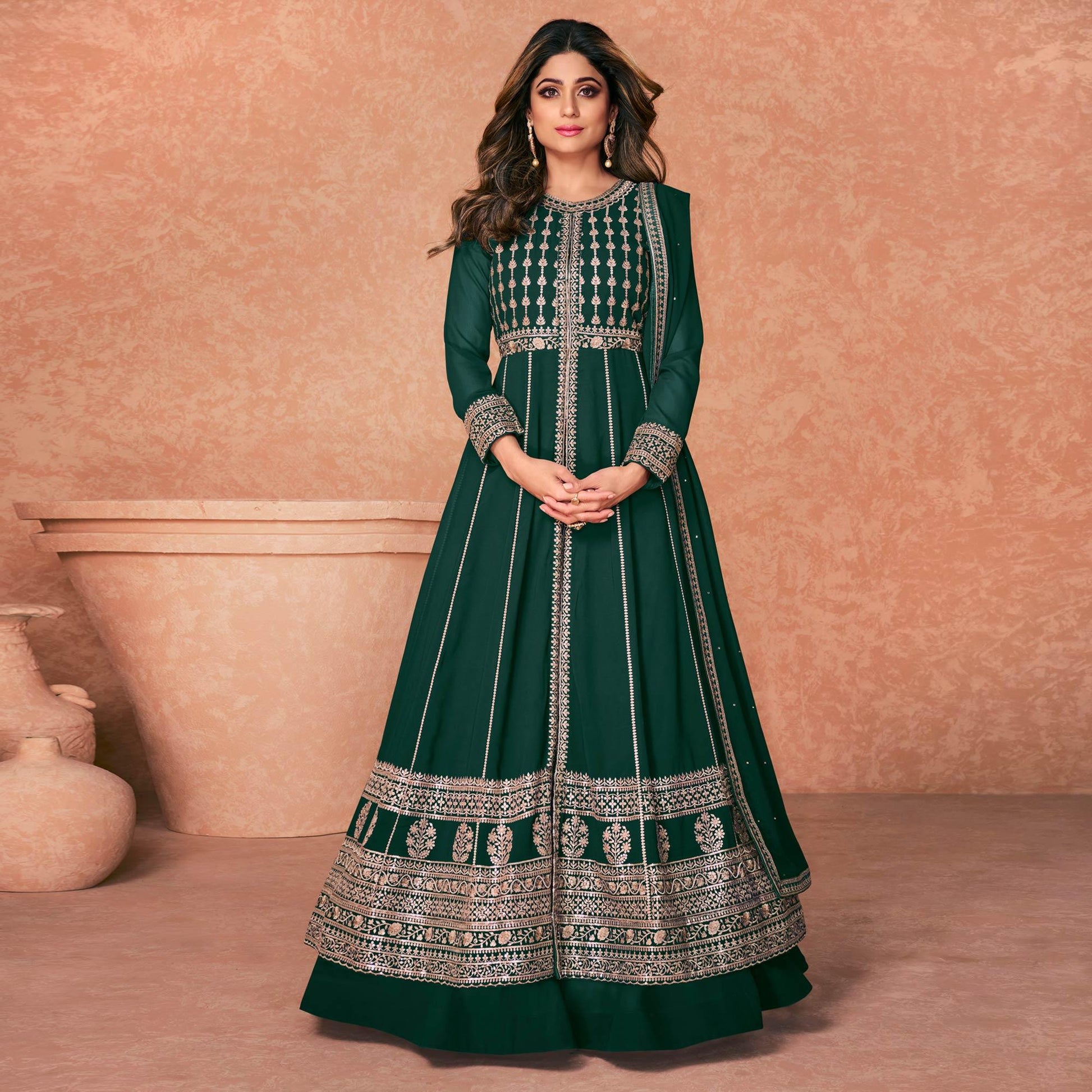 green-embroidered-georgette-anarkali-style-gown