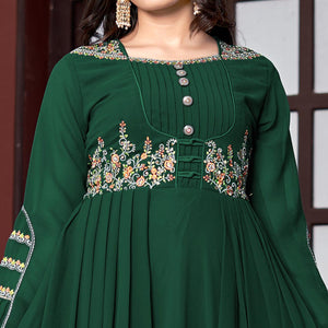 green-embroidered-georgette-gown