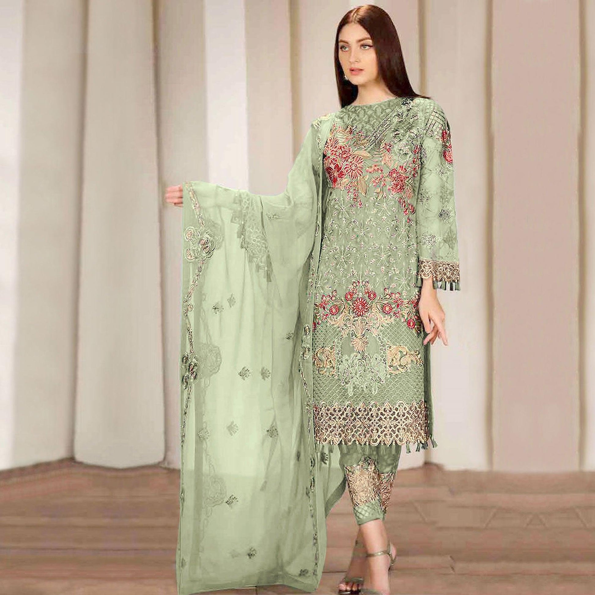 green-embroidered-georgette-pakistani-suit-145102