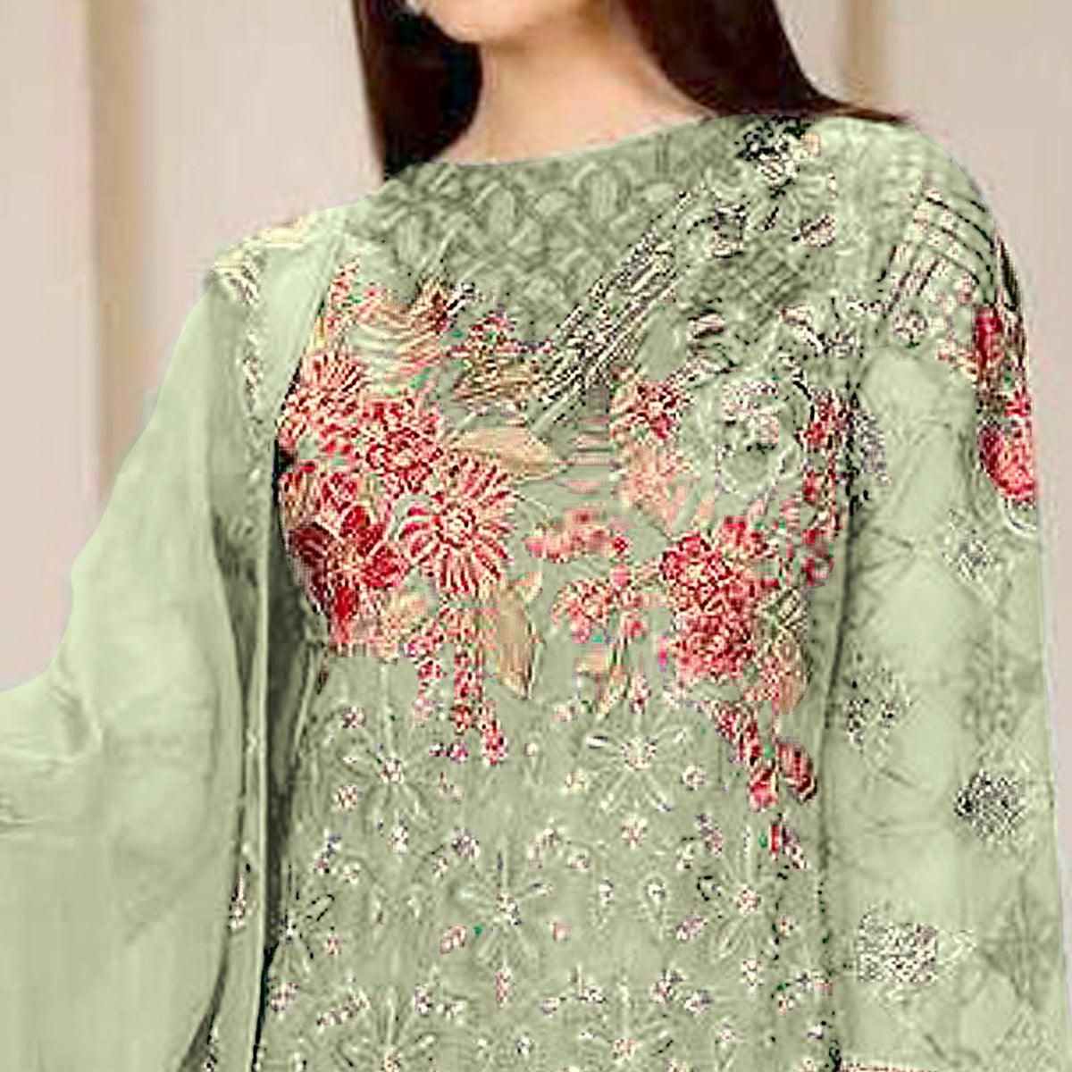 green-embroidered-georgette-pakistani-suit-145102