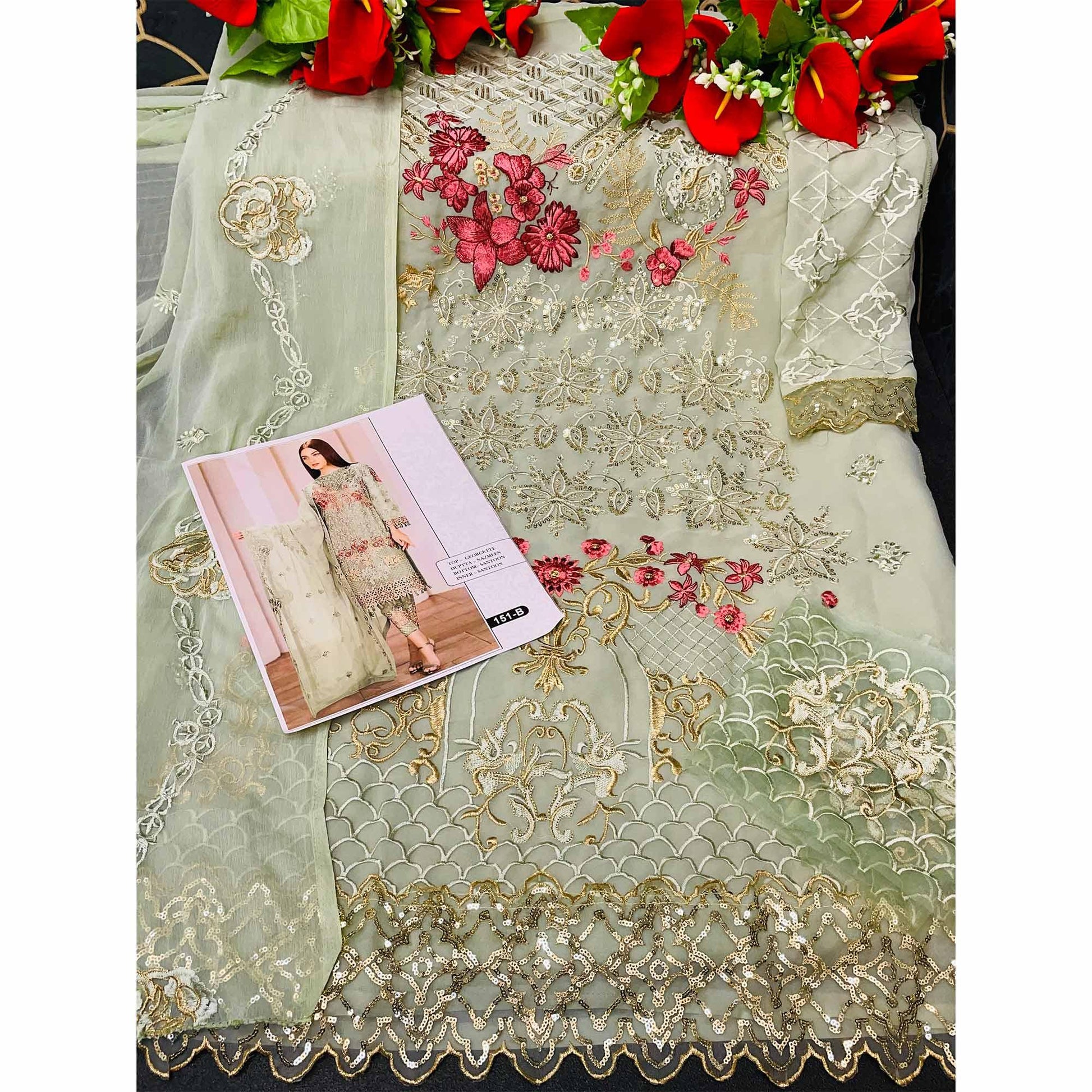 green-embroidered-georgette-pakistani-suit-145102
