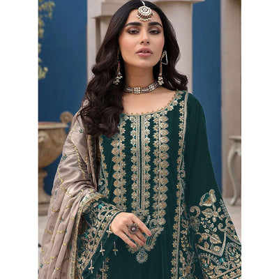 green-embroidered-georgette-pakistani-suit