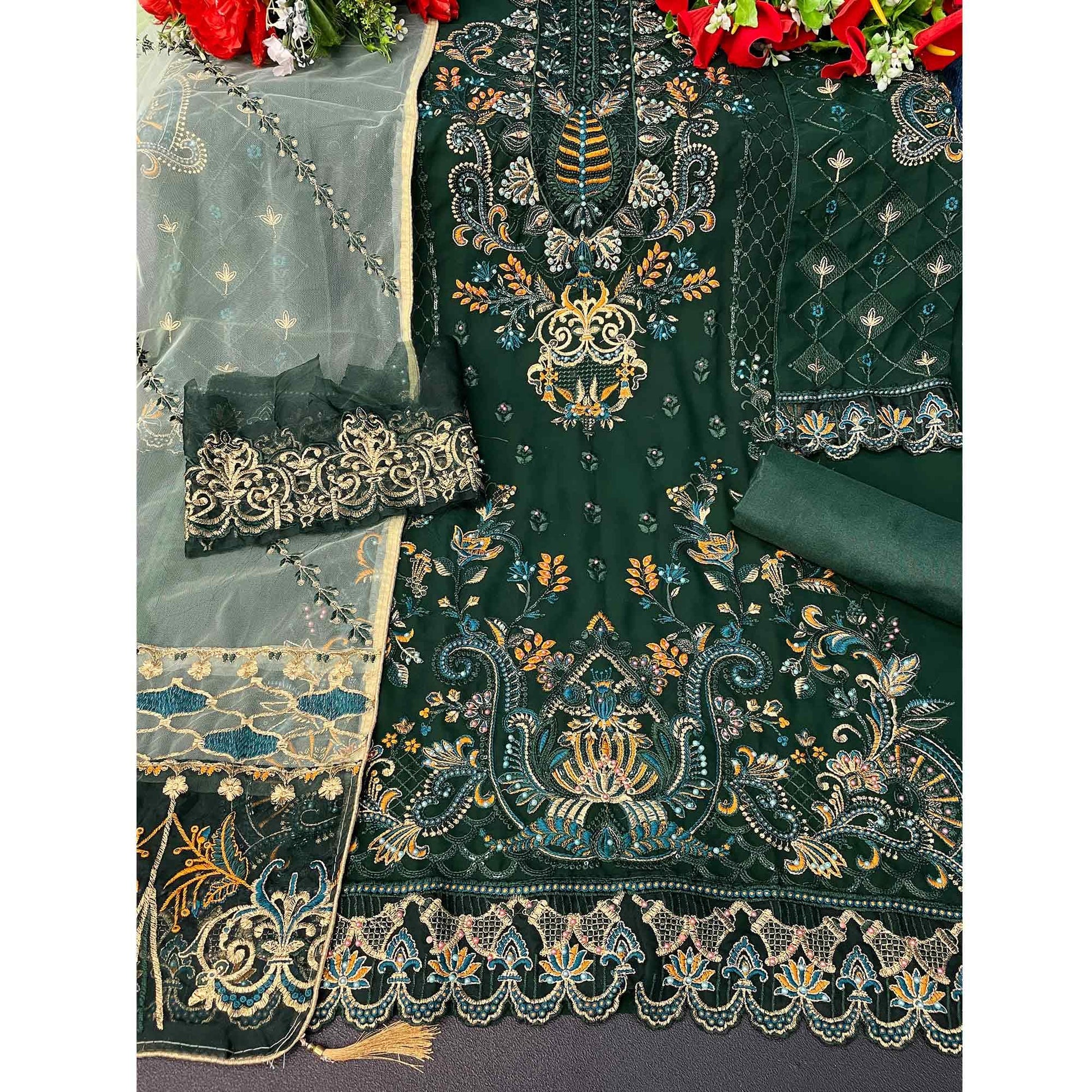 green-embroidered-georgette-pakistani-suit-1
