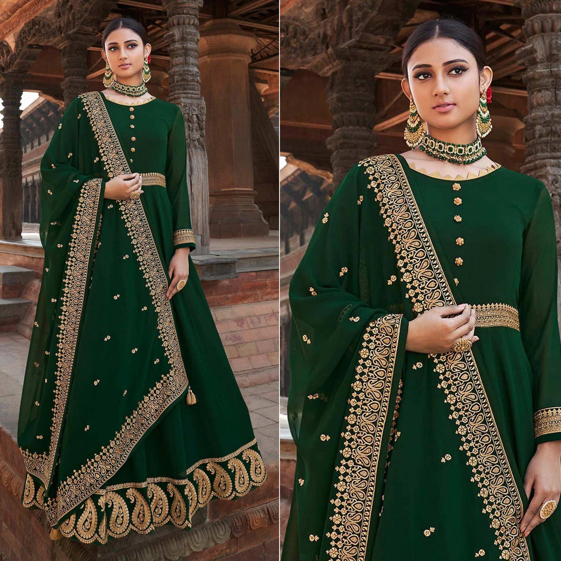green-party-wear-embroidered-georgette-gown-138519