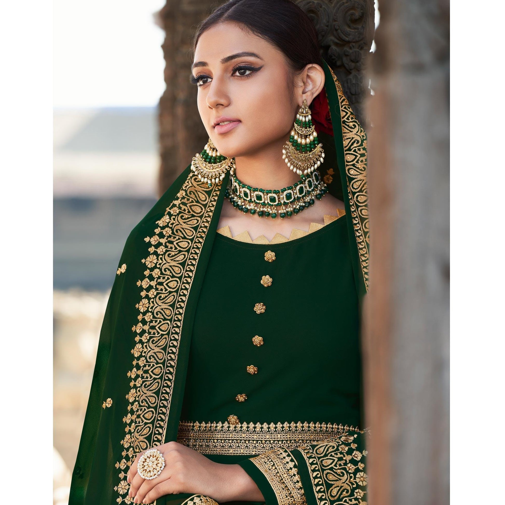 green-party-wear-embroidered-georgette-gown-138519