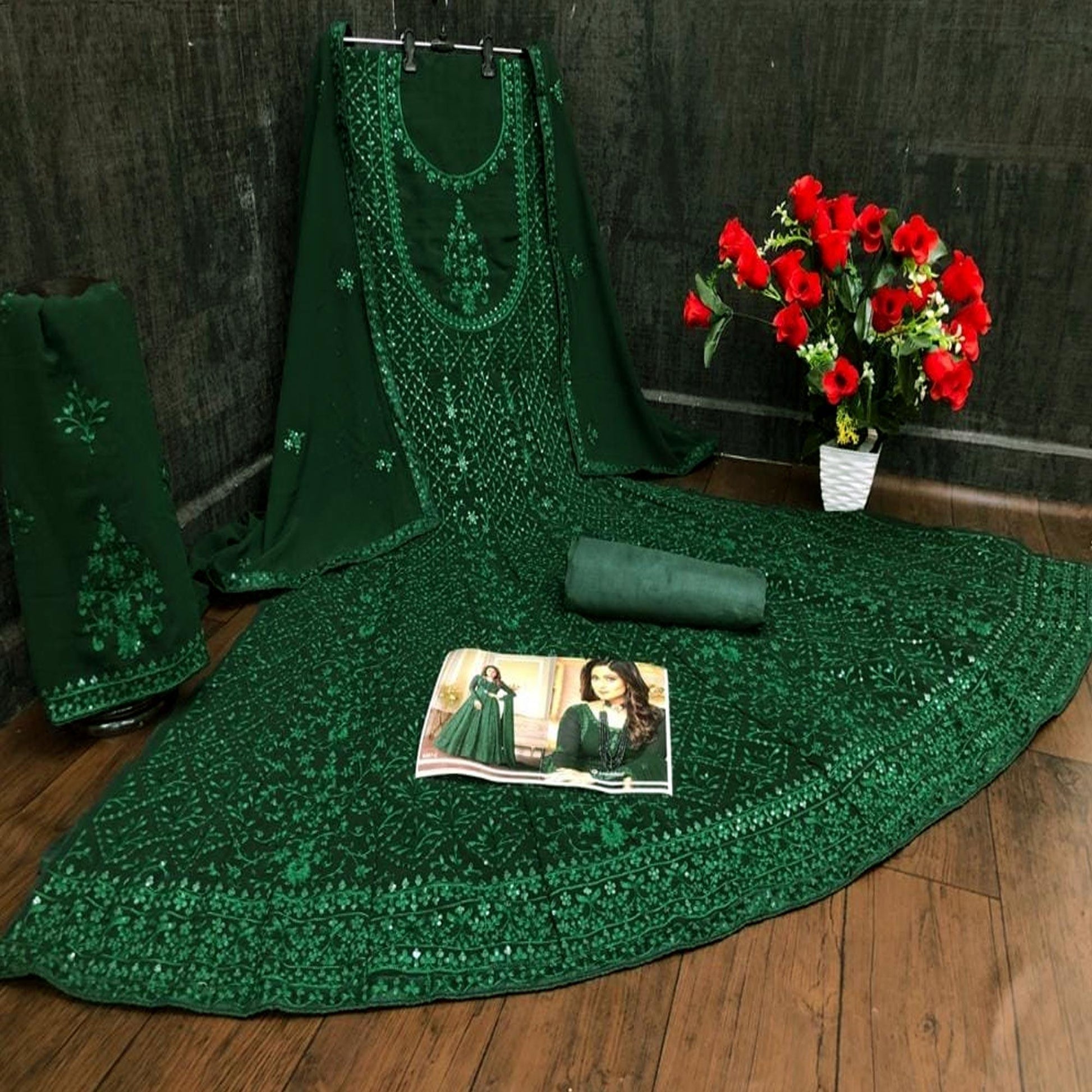green-partywear-embroidered-georgette-gown-117943