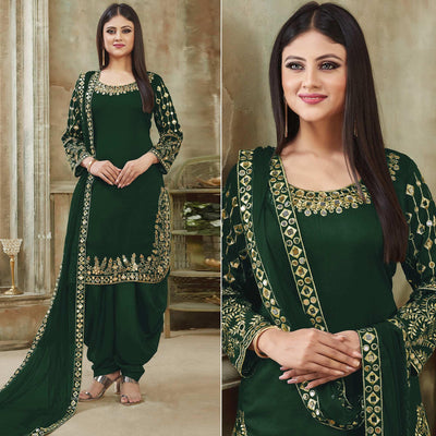 green-embroidered-georgette-patiala-suit