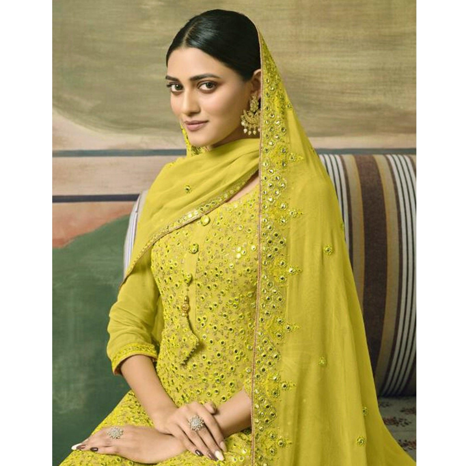 green-embroidered-georgette-sharara-suit