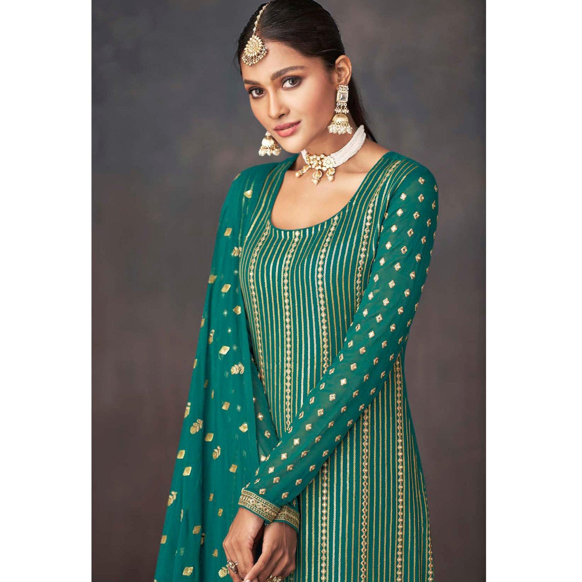 green-embroidered-georgette-sharara-suit-1