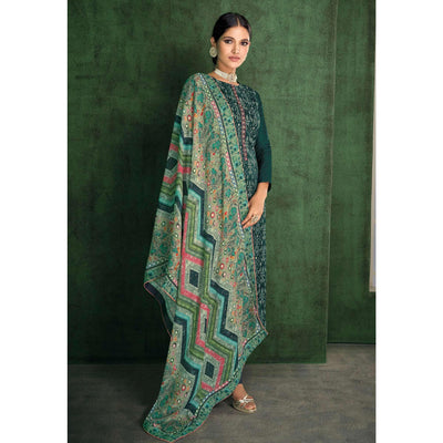 green-embroidered-heavy-faux-georgette-partywear-suit-135284
