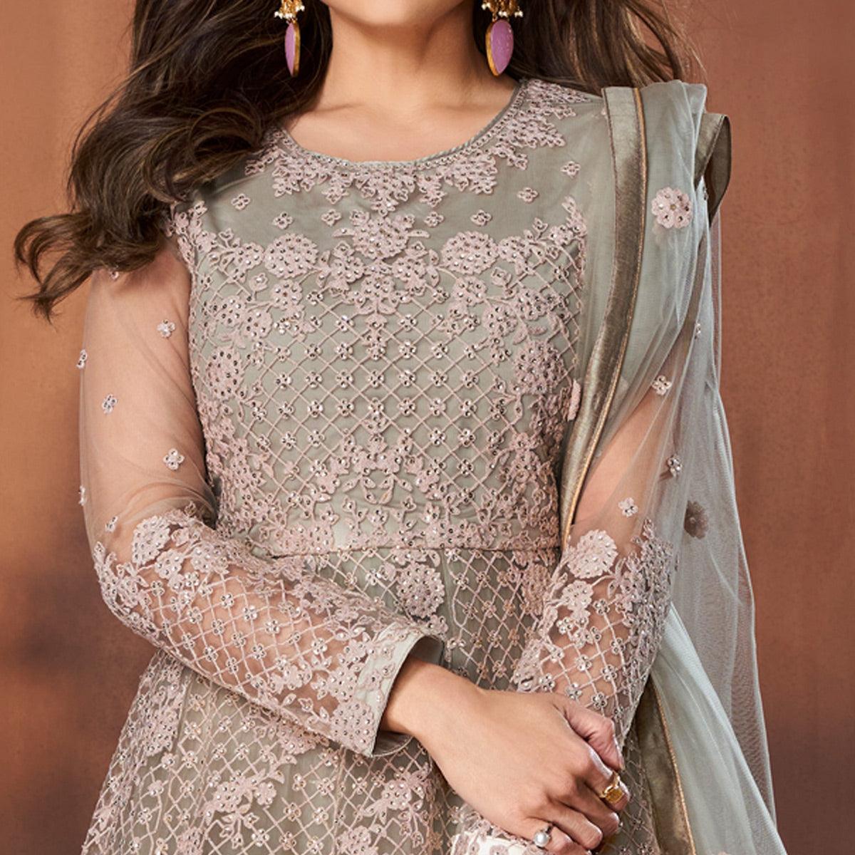 green-embroidered-netted-anarkali-style-gown