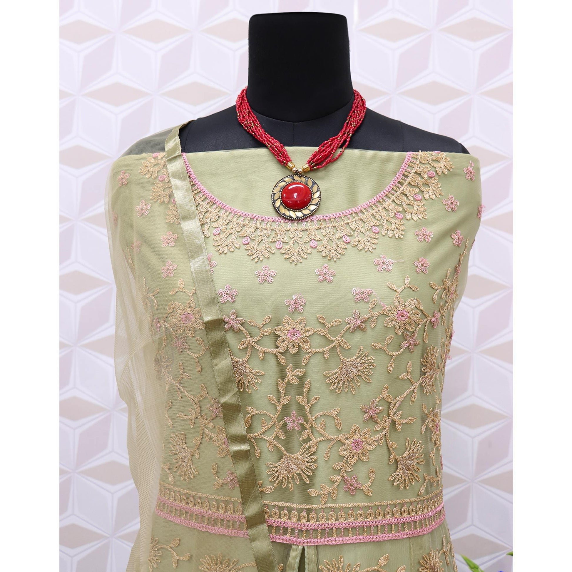 green-embroidered-netted-anarkali-suit