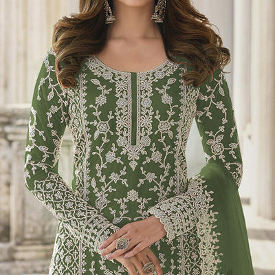 green-embroidered-netted-palazzo-suit