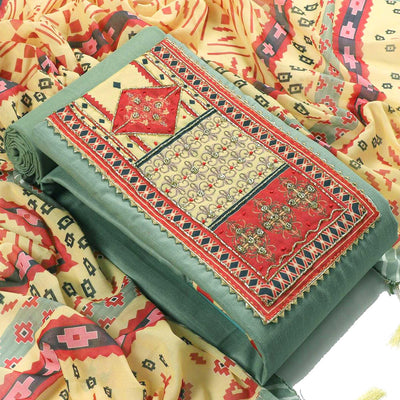 green-embroidered-poly-cotton-dress-material-1
