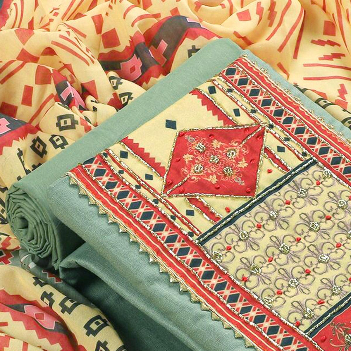 green-embroidered-poly-cotton-dress-material-1