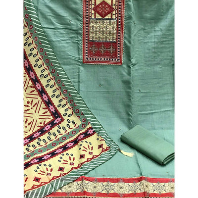 green-embroidered-poly-cotton-dress-material-1