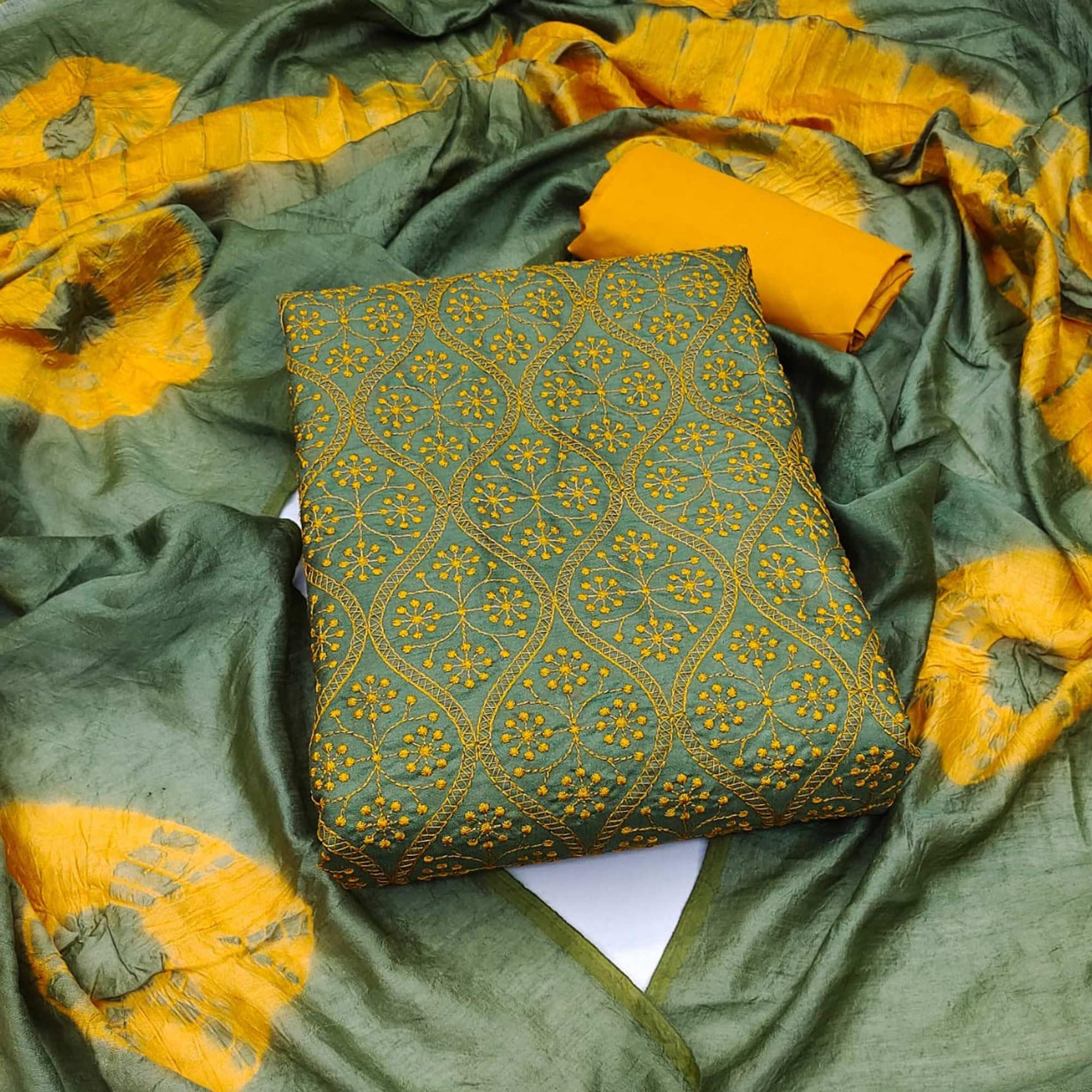 green-embroidered-pure-silk-dress-material-145215