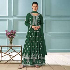 green-embroidered-rayon-kurti-palazzo-suit-145277