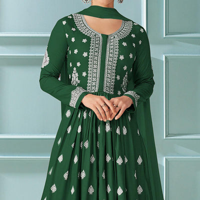 green-embroidered-rayon-kurti-palazzo-suit-145277