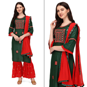green-embroidered-rayon-palazzo-suit