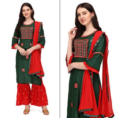 green-embroidered-rayon-palazzo-suit