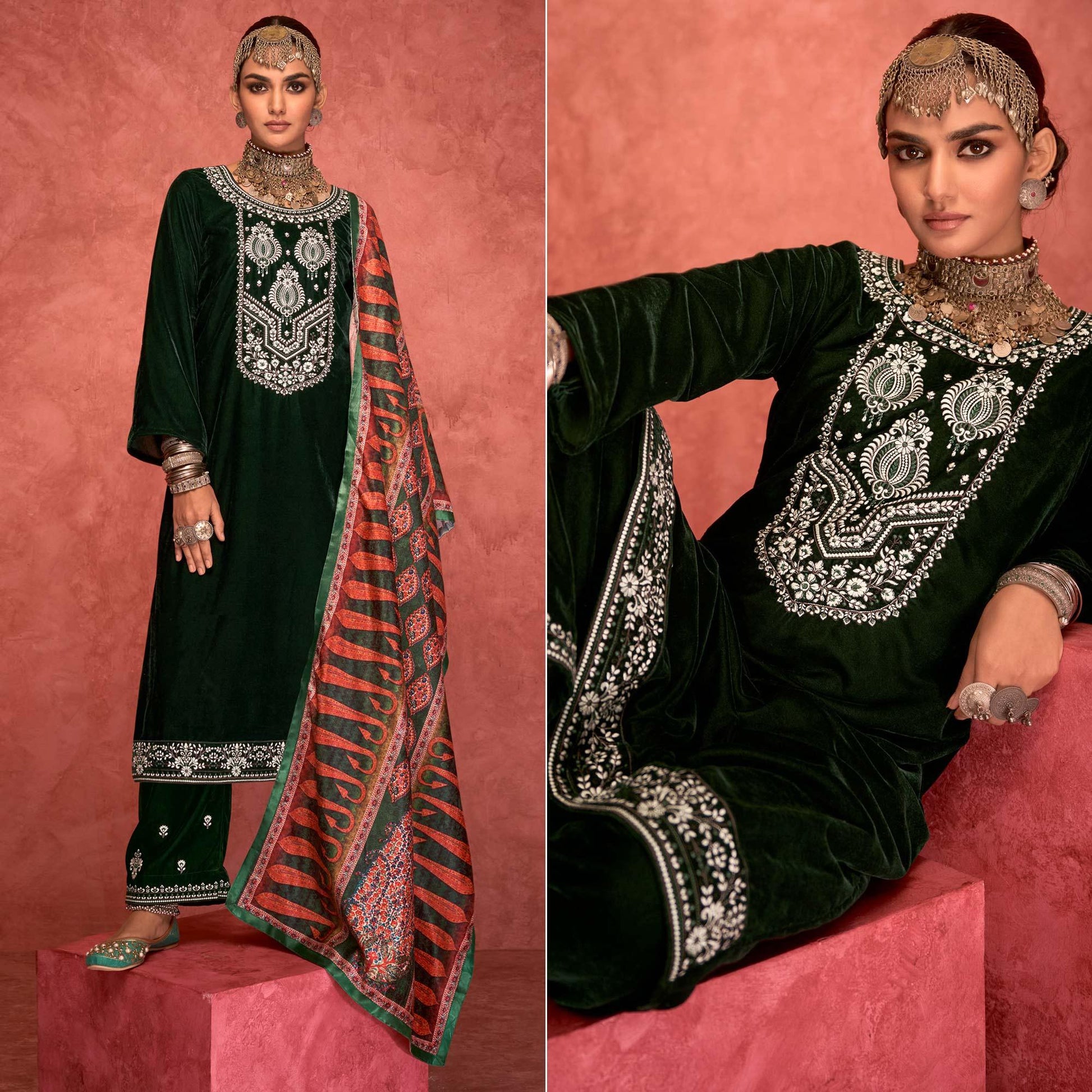 green-embroidered-velvet-salwar-suit