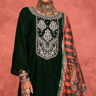 green-embroidered-velvet-salwar-suit