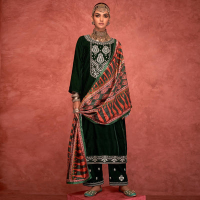 green-embroidered-velvet-salwar-suit