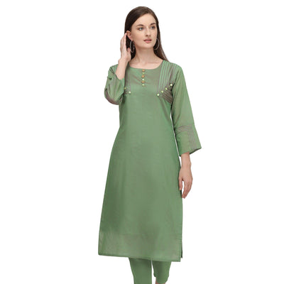 innovative-green-colored-partywear-embroidered-viscose-kurti-83359