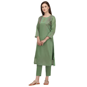 innovative-green-colored-partywear-embroidered-viscose-kurti-83359