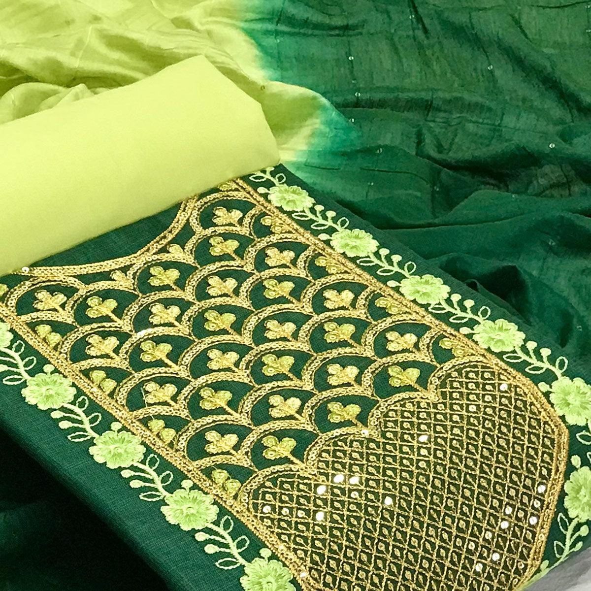 green-embroidered-with-embellished-poly-cotton-dress-material-1