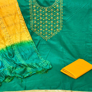 green-embroidered-with-embellished-poly-cotton-dress-material