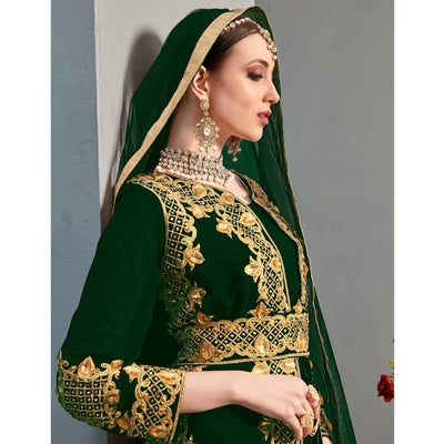 green-embroidery-with-heavy-stonework-georgette-partywear-suit-with-jacket-140587