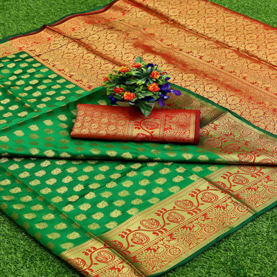 green-festive-embroidered-kota-banarasi-art-silk-saree-108701