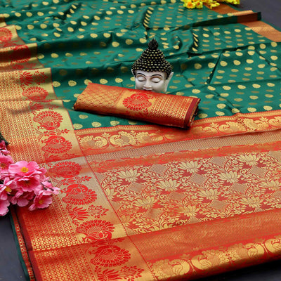 green-festive-embroidered-kota-banarasi-art-silk-saree-108676