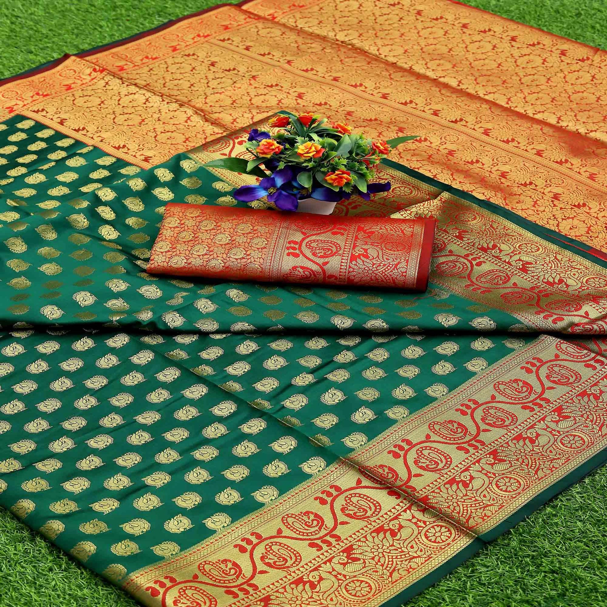 green-festive-embroidered-kota-banarasi-art-silk-saree-108699