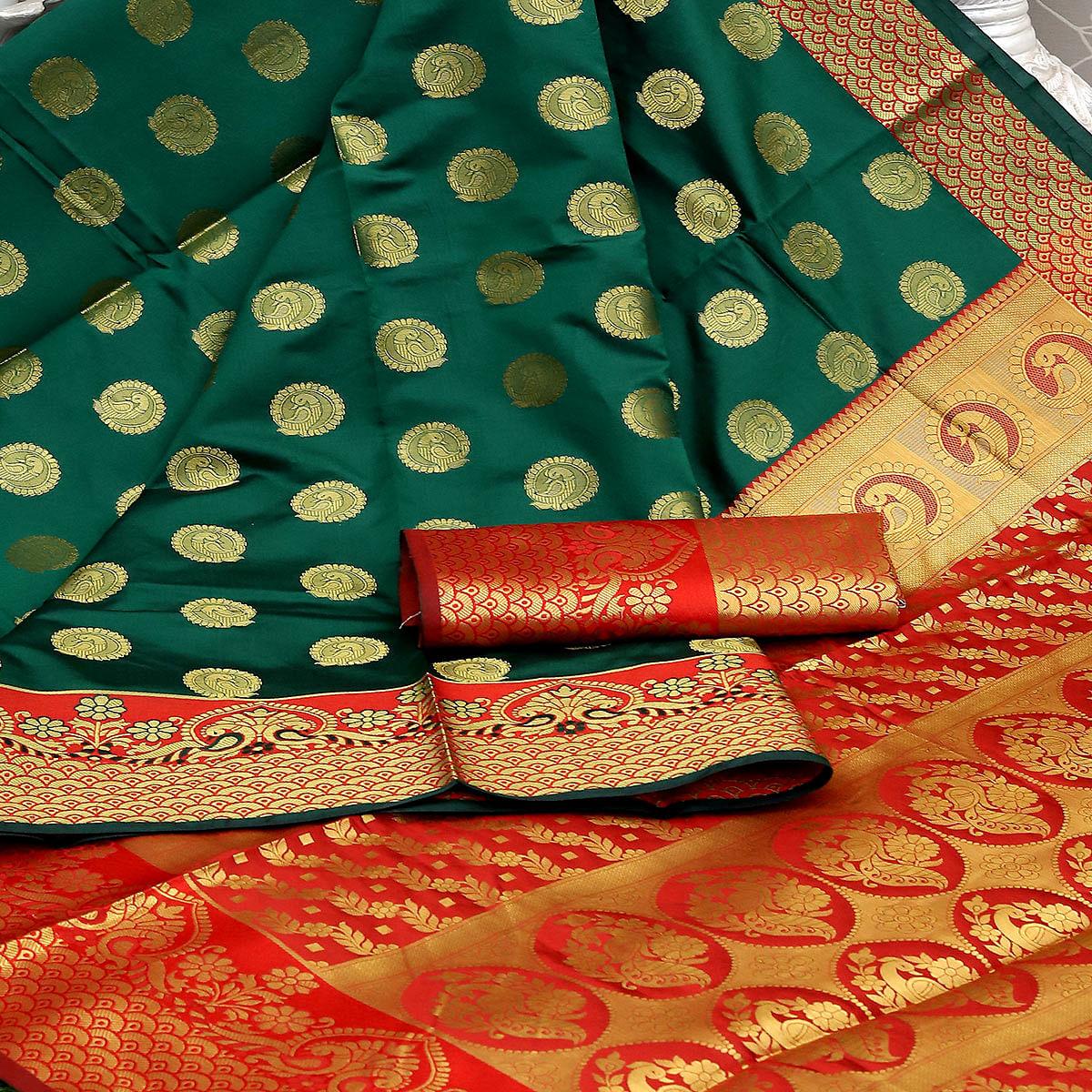 green-festive-embroidered-kota-banarasi-art-silk-saree-108689
