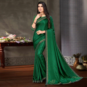 green-festive-wear-embellished-art-silk-saree-142863