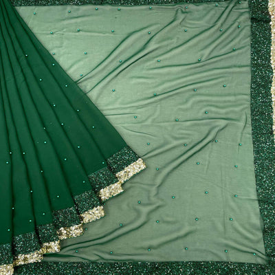 green-festive-wear-embellished-georgette-saree-142826