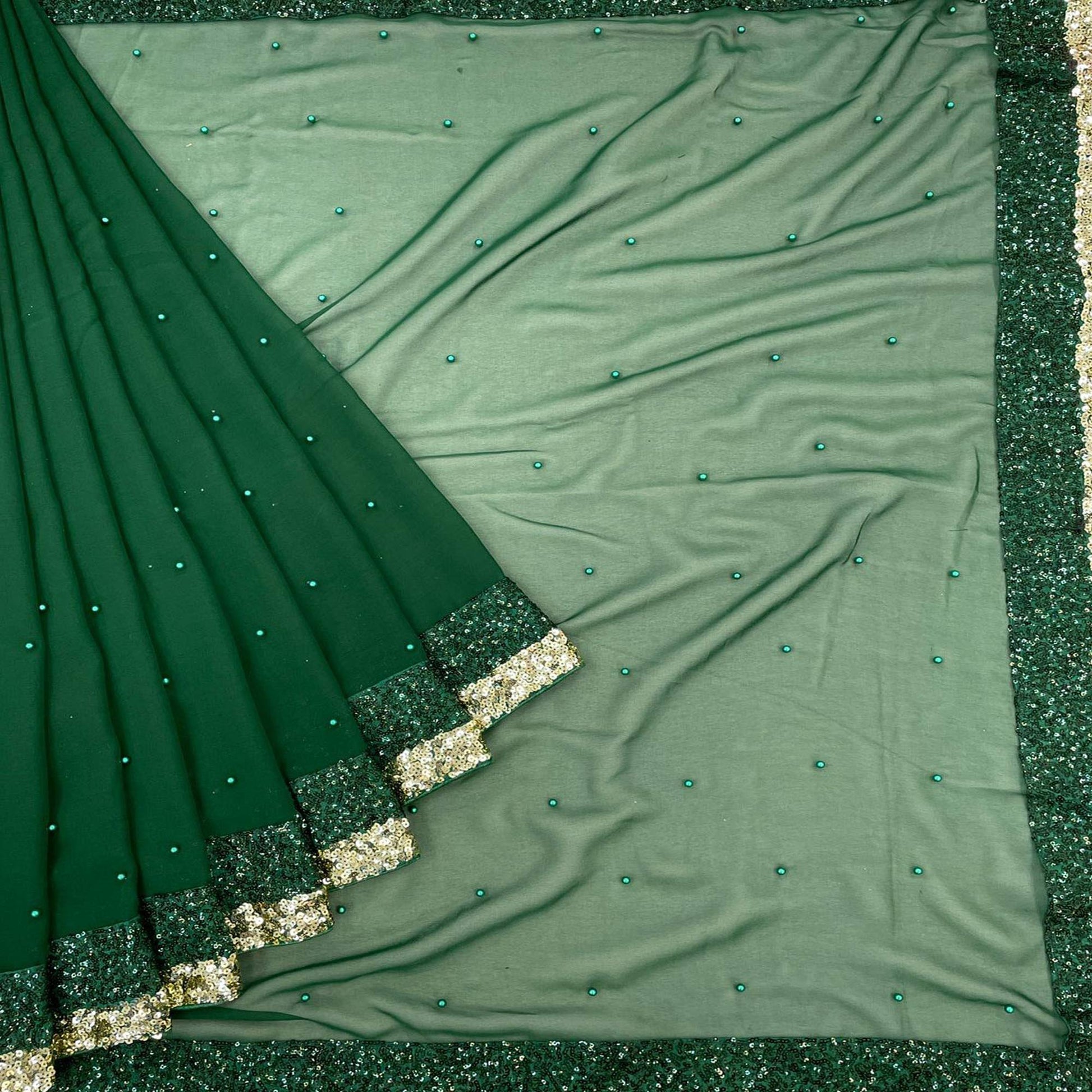 green-festive-wear-embellished-georgette-saree-142826