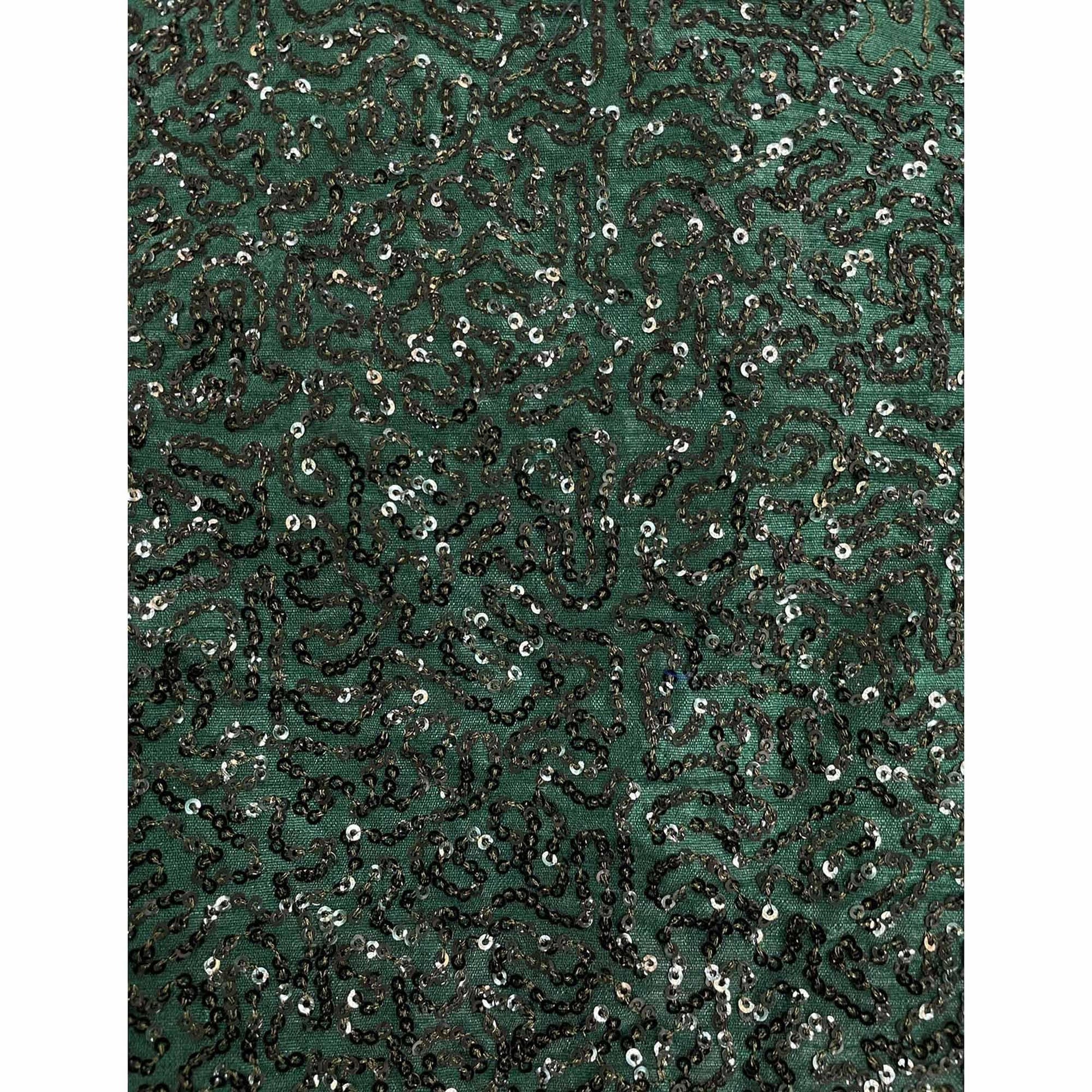 green-festive-wear-embellished-georgette-saree-142826