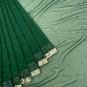 green-festive-wear-embellished-georgette-saree-142826