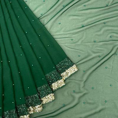 green-festive-wear-embellished-georgette-saree-142826
