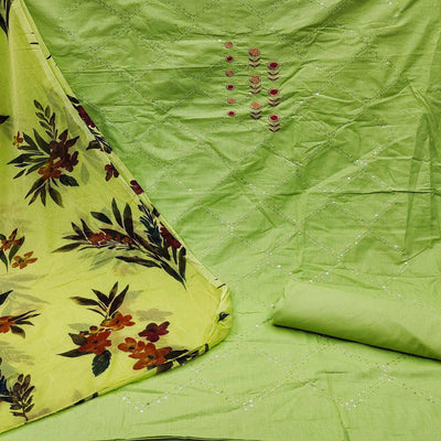 green-festive-wear-embellished-with-embroidered-cotton-dress-material-142121