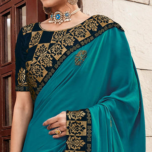 green-festive-wear-embroidered-art-silk-saree-120835