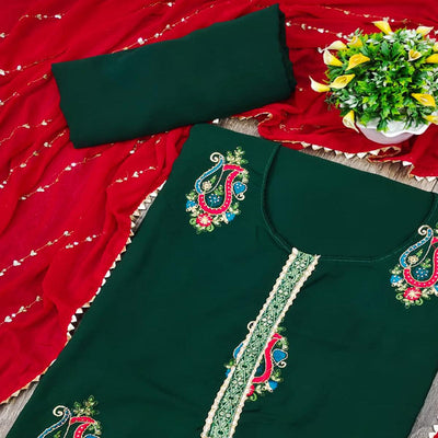 green-festive-wear-embroidered-cotton-dress-material-140226